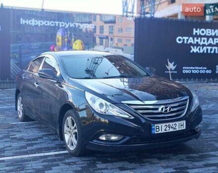 Хендай Соната 2014 у Полтаві на Automoto.ua Чорний Хендай Соната, об'ємом двигуна 2 л та пробігом 250 тис. км за 6499 $, фото 3 на Automoto.ua