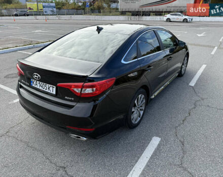 Черный Хендай Соната, объемом двигателя 2.36 л и пробегом 170 тыс. км за 9500 $, фото 12 на Automoto.ua