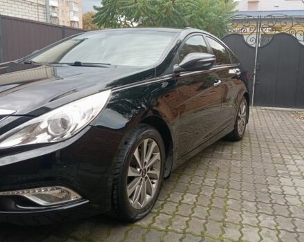 Черный Хендай Соната, объемом двигателя 2.4 л и пробегом 190 тыс. км за 10200 $, фото 8 на Automoto.ua