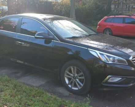 Черный Хендай Соната, объемом двигателя 2 л и пробегом 208 тыс. км за 10800 $, фото 16 на Automoto.ua