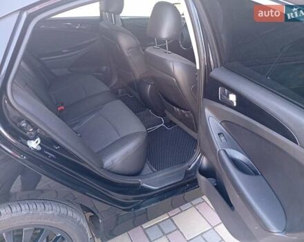 Черный Хендай Соната, объемом двигателя 2.36 л и пробегом 90 тыс. км за 8600 $, фото 11 на Automoto.ua