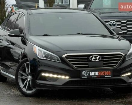 Черный Хендай Соната, объемом двигателя 2 л и пробегом 123 тыс. км за 12800 $, фото 4 на Automoto.ua