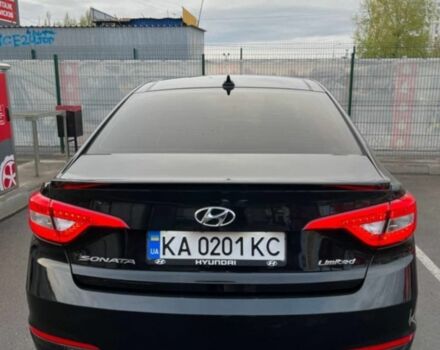 Черный Хендай Соната, объемом двигателя 2.4 л и пробегом 182 тыс. км за 10700 $, фото 2 на Automoto.ua