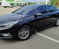Черный Хендай Соната, объемом двигателя 2 л и пробегом 188 тыс. км за 10800 $, фото 3 на Automoto.ua