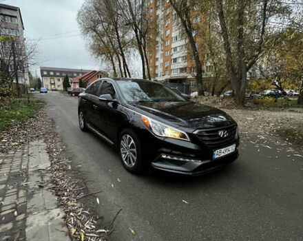 Черный Хендай Соната, объемом двигателя 2.36 л и пробегом 144 тыс. км за 10999 $, фото 3 на Automoto.ua