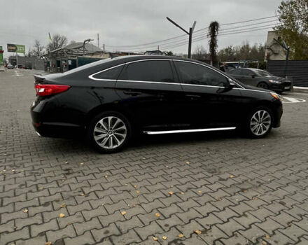 Черный Хендай Соната, объемом двигателя 2.36 л и пробегом 144 тыс. км за 10999 $, фото 14 на Automoto.ua