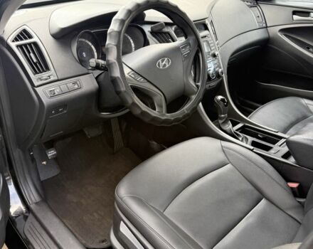 Черный Хендай Соната, объемом двигателя 2 л и пробегом 220 тыс. км за 7599 $, фото 5 на Automoto.ua