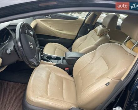 Черный Хендай Соната, объемом двигателя 2.36 л и пробегом 165 тыс. км за 10400 $, фото 13 на Automoto.ua