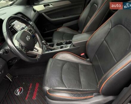 Черный Хендай Соната, объемом двигателя 2 л и пробегом 123 тыс. км за 12800 $, фото 11 на Automoto.ua