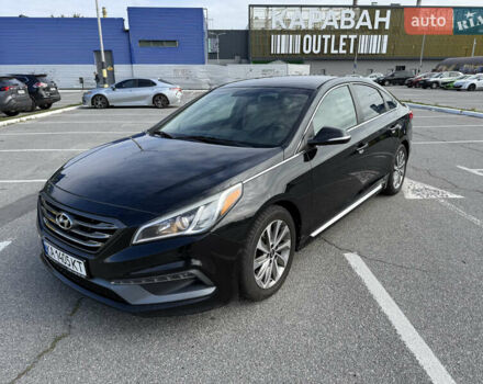 Черный Хендай Соната, объемом двигателя 2.36 л и пробегом 170 тыс. км за 9500 $, фото 4 на Automoto.ua