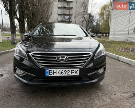 Черный Хендай Соната, объемом двигателя 2 л и пробегом 249 тыс. км за 7500 $, фото 9 на Automoto.ua