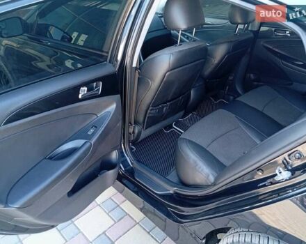 Черный Хендай Соната, объемом двигателя 2.36 л и пробегом 90 тыс. км за 8600 $, фото 14 на Automoto.ua