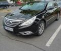 Черный Хендай Соната, объемом двигателя 2 л и пробегом 360 тыс. км за 9500 $, фото 1 на Automoto.ua