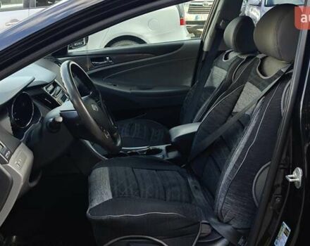 Черный Хендай Соната, объемом двигателя 2.4 л и пробегом 225 тыс. км за 10700 $, фото 15 на Automoto.ua