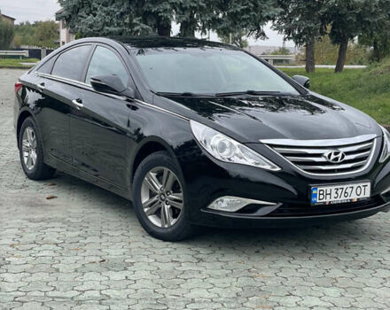 Черный Хендай Соната, объемом двигателя 2 л и пробегом 190 тыс. км за 7600 $, фото 7 на Automoto.ua