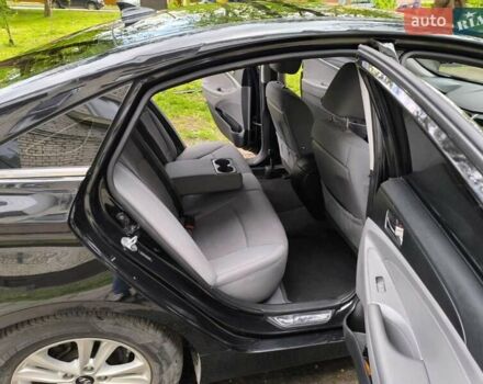 Черный Хендай Соната, объемом двигателя 2.36 л и пробегом 152 тыс. км за 9000 $, фото 24 на Automoto.ua