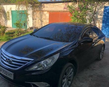 Черный Хендай Соната, объемом двигателя 2 л и пробегом 253 тыс. км за 10500 $, фото 3 на Automoto.ua