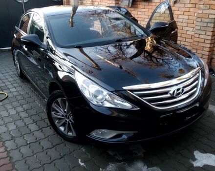 Черный Хендай Соната, объемом двигателя 2.4 л и пробегом 190 тыс. км за 10200 $, фото 3 на Automoto.ua