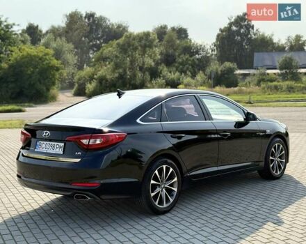 Черный Хендай Соната, объемом двигателя 2 л и пробегом 158 тыс. км за 9900 $, фото 11 на Automoto.ua
