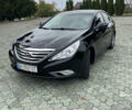 Черный Хендай Соната, объемом двигателя 2 л и пробегом 190 тыс. км за 7600 $, фото 1 на Automoto.ua