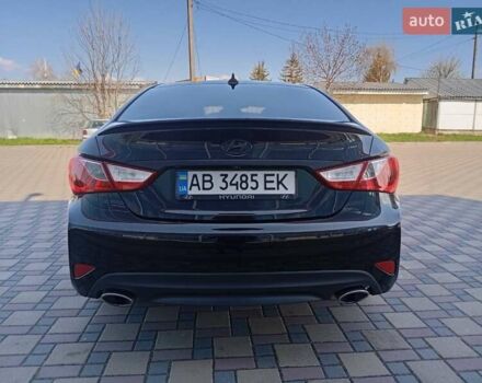 Черный Хендай Соната, объемом двигателя 2.36 л и пробегом 90 тыс. км за 8600 $, фото 3 на Automoto.ua