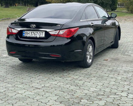 Черный Хендай Соната, объемом двигателя 2 л и пробегом 190 тыс. км за 7600 $, фото 12 на Automoto.ua