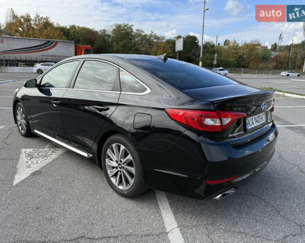 Черный Хендай Соната, объемом двигателя 2.36 л и пробегом 170 тыс. км за 9500 $, фото 15 на Automoto.ua