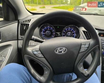 Черный Хендай Соната, объемом двигателя 2.36 л и пробегом 152 тыс. км за 9000 $, фото 1 на Automoto.ua