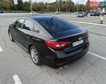Черный Хендай Соната, объемом двигателя 2.36 л и пробегом 170 тыс. км за 9500 $, фото 13 на Automoto.ua