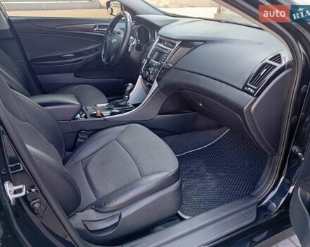 Черный Хендай Соната, объемом двигателя 2.36 л и пробегом 90 тыс. км за 8600 $, фото 6 на Automoto.ua