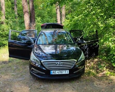 Чорний Хендай Соната, об'ємом двигуна 2.4 л та пробігом 140 тис. км за 11100 $, фото 5 на Automoto.ua