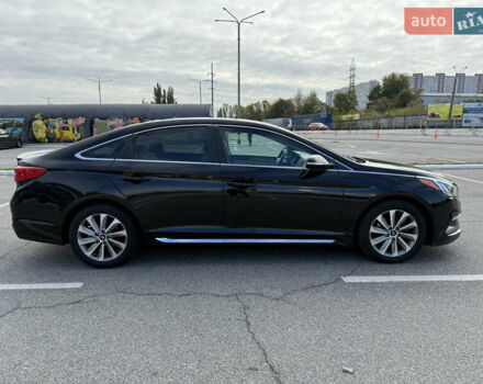 Черный Хендай Соната, объемом двигателя 2.36 л и пробегом 170 тыс. км за 9500 $, фото 9 на Automoto.ua