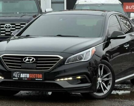 Черный Хендай Соната, объемом двигателя 2 л и пробегом 123 тыс. км за 12800 $, фото 1 на Automoto.ua