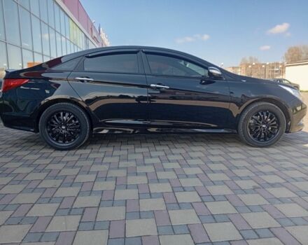 Черный Хендай Соната, объемом двигателя 2.4 л и пробегом 100 тыс. км за 8500 $, фото 7 на Automoto.ua