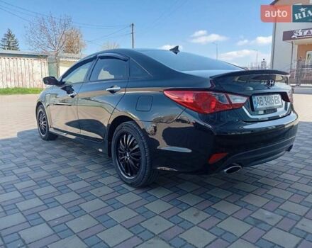 Черный Хендай Соната, объемом двигателя 2.36 л и пробегом 90 тыс. км за 8600 $, фото 2 на Automoto.ua