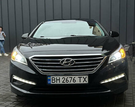 Черный Хендай Соната, объемом двигателя 2.36 л и пробегом 300 тыс. км за 9000 $, фото 1 на Automoto.ua