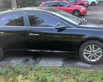 Черный Хендай Соната, объемом двигателя 2 л и пробегом 208 тыс. км за 10800 $, фото 12 на Automoto.ua