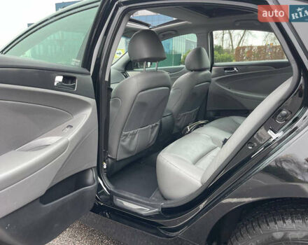 Черный Хендай Соната, объемом двигателя 2.36 л и пробегом 113 тыс. км за 12777 $, фото 5 на Automoto.ua