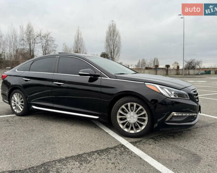 Черный Хендай Соната, объемом двигателя 2.4 л и пробегом 250 тыс. км за 10500 $, фото 9 на Automoto.ua