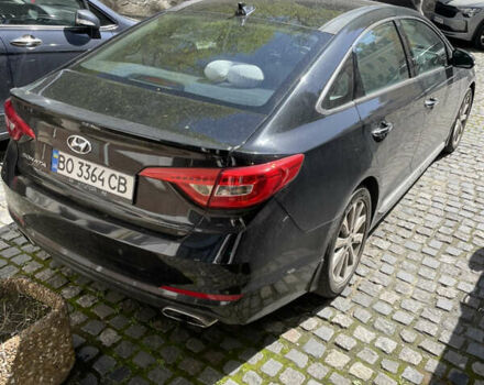 Черный Хендай Соната, объемом двигателя 2.4 л и пробегом 116 тыс. км за 15000 $, фото 14 на Automoto.ua