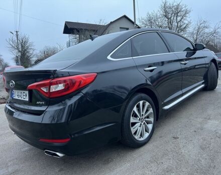 Черный Хендай Соната, объемом двигателя 2.4 л и пробегом 152 тыс. км за 9450 $, фото 11 на Automoto.ua