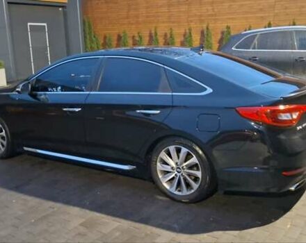 Черный Хендай Соната, объемом двигателя 2.36 л и пробегом 138 тыс. км за 10400 $, фото 10 на Automoto.ua
