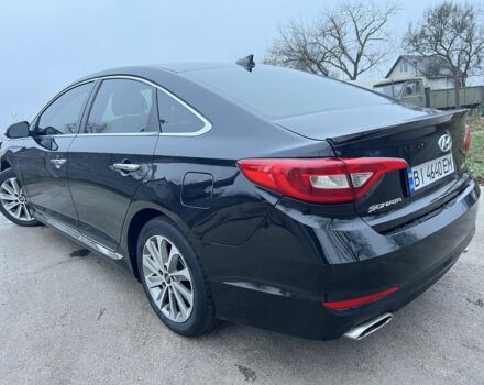 Черный Хендай Соната, объемом двигателя 2.4 л и пробегом 152 тыс. км за 9450 $, фото 13 на Automoto.ua