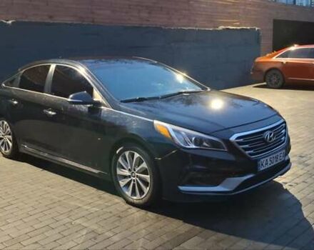 Черный Хендай Соната, объемом двигателя 2.36 л и пробегом 138 тыс. км за 10400 $, фото 1 на Automoto.ua