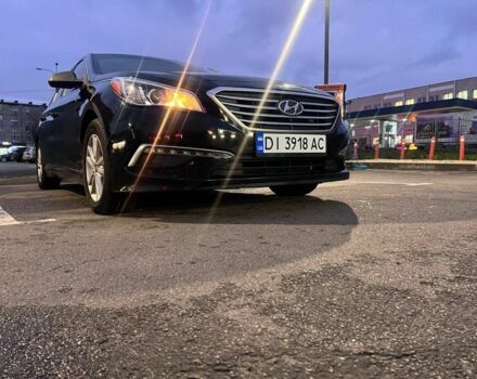 Черный Хендай Соната, объемом двигателя 2.4 л и пробегом 240 тыс. км за 8500 $, фото 2 на Automoto.ua