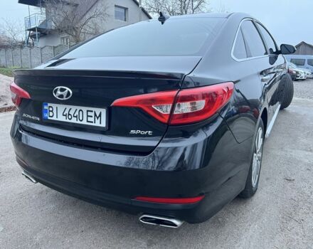 Черный Хендай Соната, объемом двигателя 2.4 л и пробегом 152 тыс. км за 9450 $, фото 10 на Automoto.ua