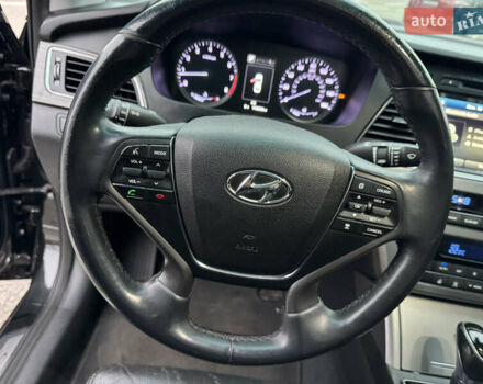 Черный Хендай Соната, объемом двигателя 2.4 л и пробегом 250 тыс. км за 10500 $, фото 27 на Automoto.ua