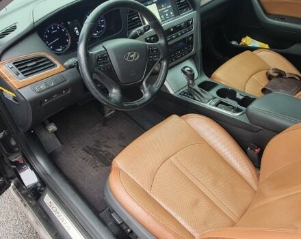 Черный Хендай Соната, объемом двигателя 2.4 л и пробегом 117 тыс. км за 13500 $, фото 11 на Automoto.ua