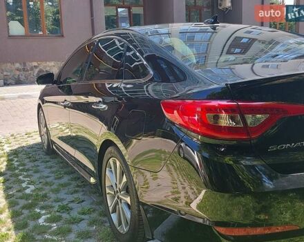 Черный Хендай Соната, объемом двигателя 2.36 л и пробегом 140 тыс. км за 12600 $, фото 10 на Automoto.ua