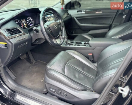 Черный Хендай Соната, объемом двигателя 2.4 л и пробегом 250 тыс. км за 10500 $, фото 24 на Automoto.ua